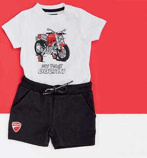 Ducati boys' summer outfit WHITE