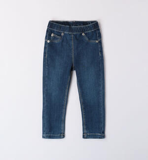 Jeans per bambina elasticizzato
