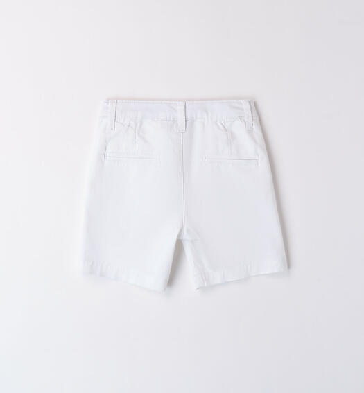 Pantaloni corti bambino BIANCO-0113