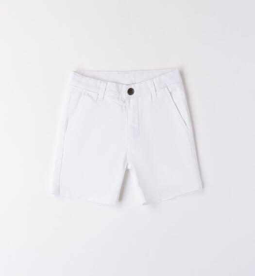 Pantaloni corti bambino BIANCO-0113